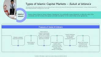 Types Of Islamic Capital Markets Sukuk Al Istisnaa Shariah Compliant Finance Fin SS V