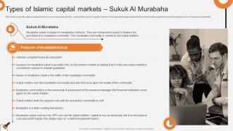 Types Of Islamic Capital Markets Sukuk Al Murabaha Non Interest Finance Fin SS V
