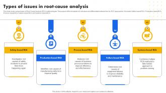 Types Of Issues In Root Cause Analysis