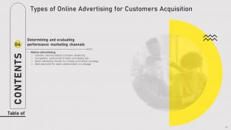 Types Of Online Advertising For Customers Acquisition Powerpoint Presentation Slides MKT CD Customizable Colorful