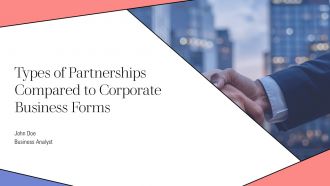 Types Of Partnerships Compared To Corporate Business Forms PPT Structure AT Types Of Partnerships Compared To Corporate Business Forms PPT Structure AT
