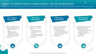 Types Of Performance Expectation Set For Employees