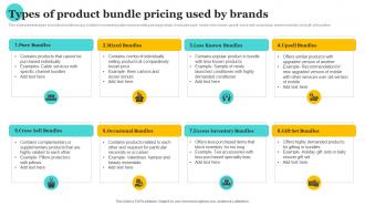Types Of Product Bundle Pricing Used By Brands