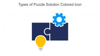 Types Of Puzzle Solution Colored Icon In Powerpoint Pptx Png And Editable Eps Format