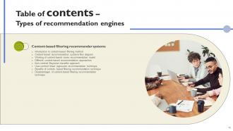 Types Of Recommendation Engines Powerpoint Presentation Slides Appealing Graphical