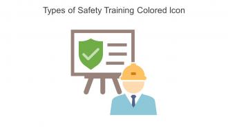 Types Of Safety Training Colored Icon In Powerpoint Pptx Png And Editable Eps Format