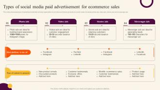 Types Of Social Media Paid Advertisement Sales Improvement Strategies For B2c And B2b