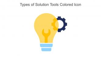 Types Of Solution Tools Colored Icon In Powerpoint Pptx Png And Editable Eps Format