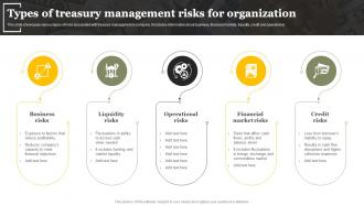 Types Of Treasury Management Risks For Organization