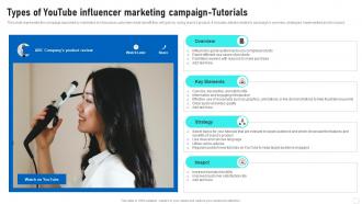 Types Of Youtube Influencer Marketing Campaign Tutorials Influencer Marketing Guide Strategy SS V