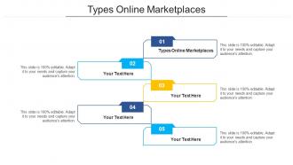 Types online marketplaces ppt powerpoint presentation infographic template cpb