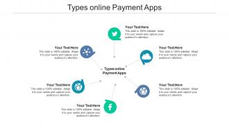 Types online payment apps ppt powerpoint presentation summary grid cpb