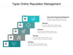 Types online reputation management ppt powerpoint presentation portfolio outline cpb