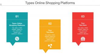 Types Online Shopping Platforms Ppt Powerpoint Presentation Topics Cpb