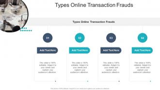 Types Online Transaction Frauds In Powerpoint And Google Slides Cpb