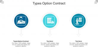 Types option contract ppt powerpoint presentation infographics graphic images cpb