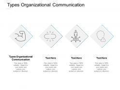 Types organizational communication ppt powerpoint presentation summary cpb