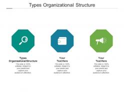 Types organizational structure ppt powerpoint presentation layouts maker cpb