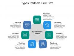Types partners law firm ppt powerpoint presentation infographics icon cpb