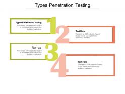 Types penetration testing ppt powerpoint presentation styles slide cpb