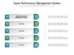 Types performance management system ppt powerpoint presentation gallery graphics example cpb