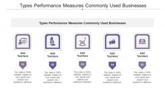 Types Performance Measures Commonly Used Businesses In Powerpoint And Google Slides Cpb
