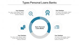 Types personal loans banks ppt powerpoint presentation slides design inspiration cpb
