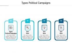 Types political campaigns ppt powerpoint presentation icon example topics cpb