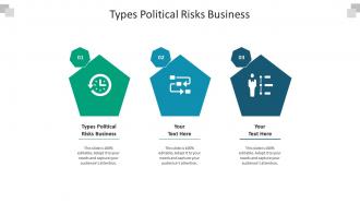 Types political risks business ppt powerpoint presentation file graphics pictures cpb