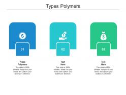 Types polymers ppt powerpoint presentation show background image cpb