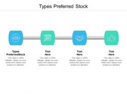 Types preferred stock ppt powerpoint presentation portfolio brochure cpb