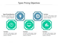 Types pricing objectives ppt powerpoint presentation gallery design inspiration cpb