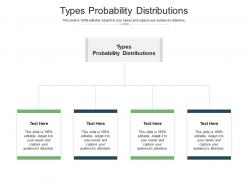Types probability distributions ppt powerpoint presentation infographics mockup cpb