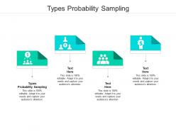 Types probability sampling ppt powerpoint presentation inspiration brochure cpb