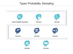 Types probability sampling ppt powerpoint presentation visual aids summary cpb