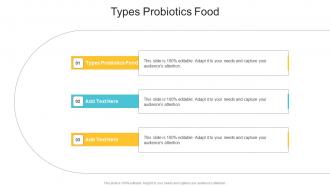 Types Probiotics Food In Powerpoint And Google Slides Cpb