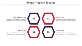 Types Problem Tenants Ppt Powerpoint Presentation Gallery Show Cpb