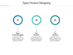 Types product designing ppt powerpoint presentation professional slideshow cpb