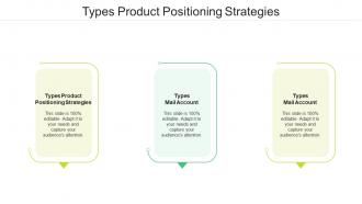 Types product positioning strategies ppt powerpoint presentation pictures layouts cpb