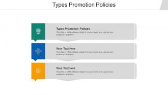 Types promotion policies ppt powerpoint presentation inspiration designs cpb