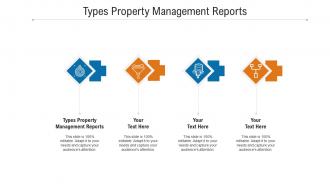 Types property management reports ppt powerpoint presentation file slide cpb