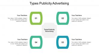 Types Publicity Advertising Ppt Powerpoint Presentation Microsoft Cpb