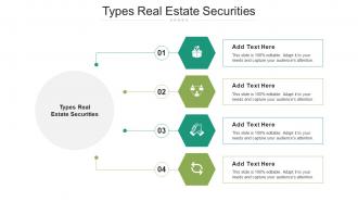 Types Real Estate Securities Ppt Powerpoint Presentation Gallery Example File Cpb
