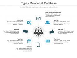 Types relational database ppt powerpoint presentation visual aids professional cpb