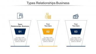 Types Relationships Business Ppt Powerpoint Presentation Layouts Design Templates Cpb