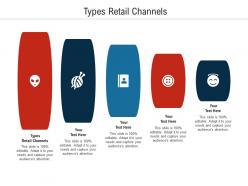 Types retail channels ppt powerpoint presentation show example cpb
