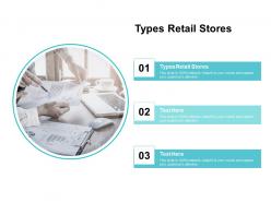 Types retail stores ppt powerpoint presentation model designs cpb