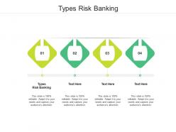 Types risk banking ppt powerpoint presentation pictures smartart cpb