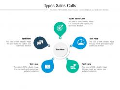 Types sales calls ppt powerpoint presentation professional clipart cpb