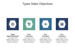Types sales objectives ppt powerpoint presentation file show cpb